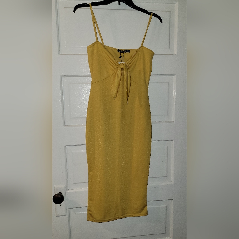 Yellow Boho dress in UK size 12